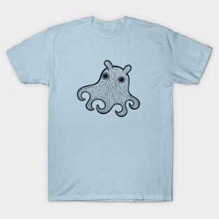 Cute Flapjack Octopus drawing for sea animal lovers T-Shirt